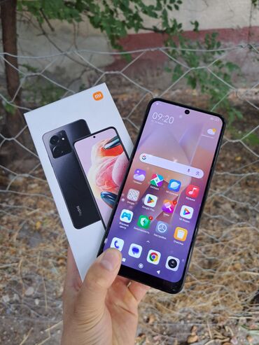антенна маткасымова цена: Redmi, Redmi Note 12, Колдонулган, 256 ГБ, түсү - Кара, 1 SIM, 2 SIM