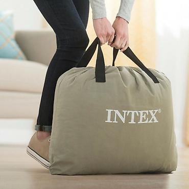 нодом: Каракол Надувная кровать Intex Dura-Beam Plus Pillow Rest Raised Air — 3