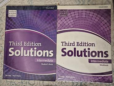 solutions upper intermediate: Книги с рабочими тетрадями Oxford по английскому, каждая пара по 300 — 2