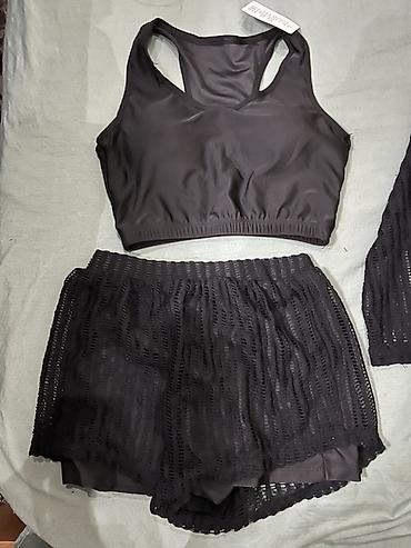 one fit: Женский новый комплект из 3 предметов в черном цвете: - Спортивный — 1