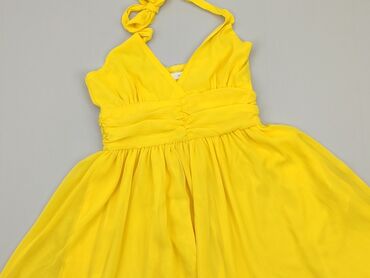 żółta długa sukienki na wesele: Sukienka, S, Amisu, stan - Bardzo dobry