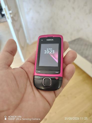 ucuz telefon aksesuarları: Nokia C2, rəng - Çəhrayı, Düyməli — 5
