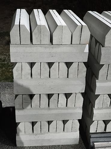 Beton bordür daşları – yol və həyət abadlaşdırılması üçün. Məhsul