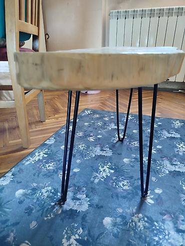 lazy sofa: Prodajem rucno izradjen kafe stocic, puno drvo, beli bor — 3