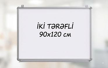 ofis ləvazimatı: ÇATDIRILMA PULSUZ !!! İki tərəfli marker taxtası – 90×120 sm — 1