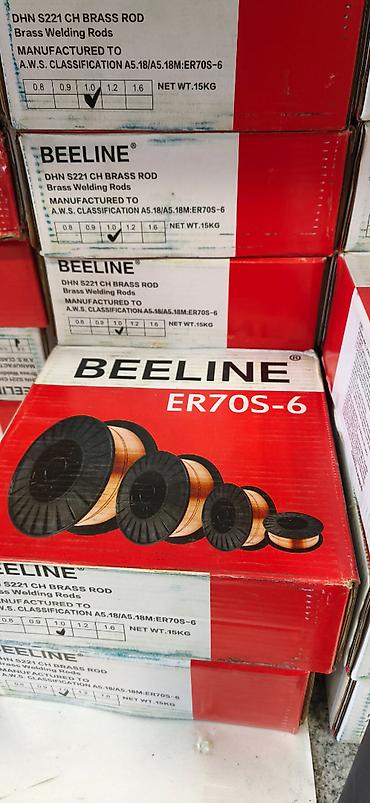 BEELINE ER70S-6 qaynaq məftili/spulları - Model: ER70S-6 - İstehsal