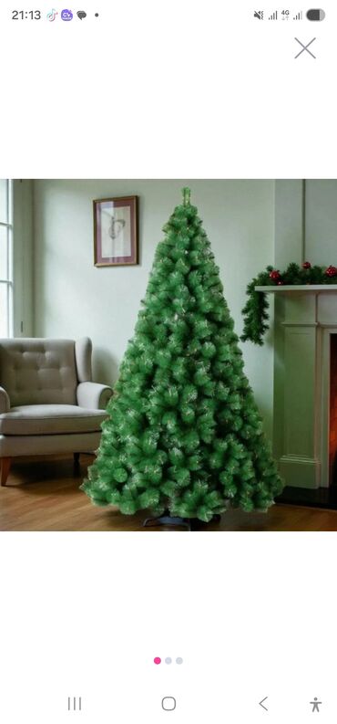 Yeni il ağacları: Süni Yeni il ağacı (Yolka) - Klassik konus formalı, sıx budaqlı — 1