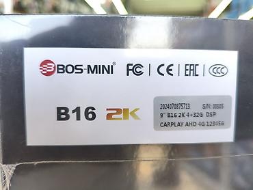 raspberry pi: Автомобильная мультимедийная система BOS-MINI B16 2K - Диагональ — 2
