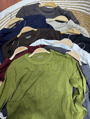 Лонгсливы: Лонгслив, цвет - Бордовый, Стандарт — 3