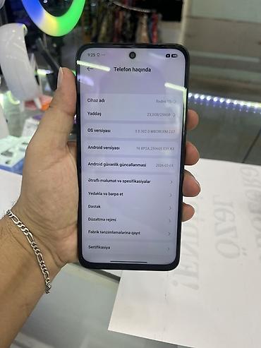 redmi 13 c qiyməti: Redmi 256 GB, rəng - Qara, İki sim kartlı — 4