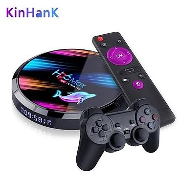 Другие игры и приставки: Приставка для телевизора KinHank H96 MAX Android Game TV Box (4+32GB) — 1
