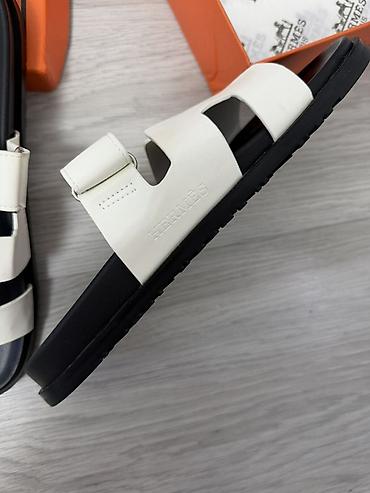 hermes обувь: Босоножки, 40, Новый, цвет - Белый, Самовывоз, Бесплатная доставка, Платная доставка — 2