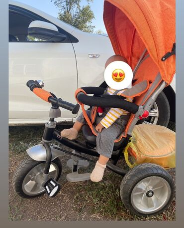 коляски для малышей: Балдар арабасы, түсү - Сары, Колдонулган
