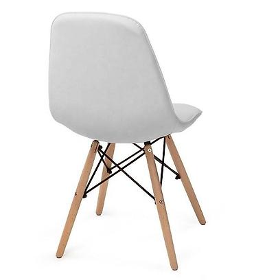 табиретка: Стул Eames экокожа 82х54х46 белый Обеденный стул Стул для офиса Eames — 4