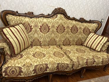 Divan və kreslo dəstləri: Klassik divan, Divan, Bazasız, Açılmayan — 3