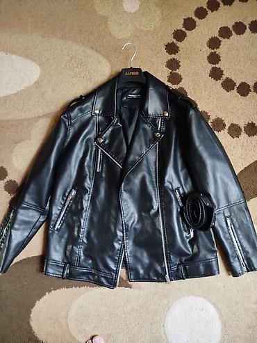 кожаная куртка бу: Unisex dəri jaket + kəməri ilə — 1