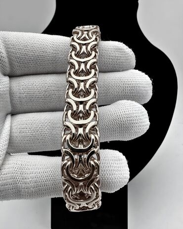 Серебряные цепочки: Серебряная цепь "Император" вес 120 гр 60 см Ручная работа Серебро 925 — 25