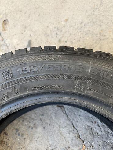 185 65: Шины 195 / 65 / R 15, Зима, Б/у, 1 шт, Легковые, Япония, GoodYear — 2
