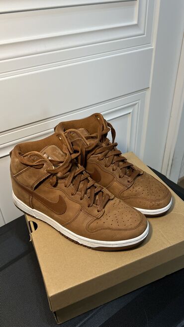 dunk: Мужские кроссовки, 42, Nike, Б/у, цвет - Коричневый, Самовывоз