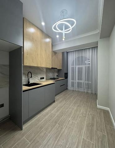 binar: 2 комнаты, 55 м², Асанбай мкр Элитка, 14 этаж, Дизайнерский ремонт — 1