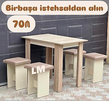 _*MASA + 4 TABURETKA döşəkçəli*_ Yeni və sifarişlə. Çox səmərəli və lalafo.az -da _*MASA + 4 TABURETKA döşəkçəli*_ Yeni və sifarişlə. Çox səmərəli və