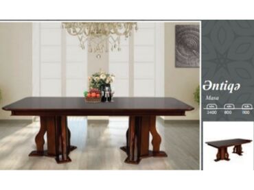 stollarin qiymeti: Qonaq masası, Yeni, Açılmayan, Dördbucaq masa, Türkiyə