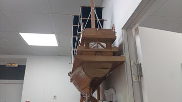 Модели кораблей: Продаю кораблик ручная работа отлином состоянии длина 1м20см высота1м