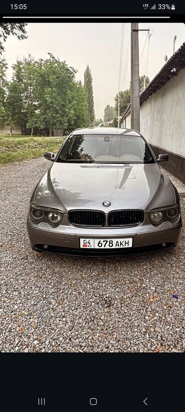 машына мерс: BMW 7 series: 2001 г., 4.4 л, Автоматические, Бензин, Седан