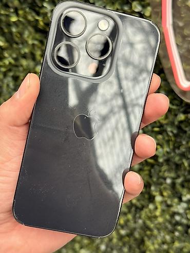iphone adaptor: IPhone 15 Pro, 128 GB, Qara, Barmaq izi, Face ID — 4