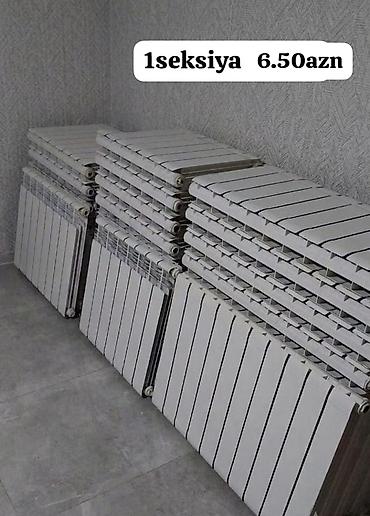 panel radiatorlar: İşlənmiş seksiyalı radiatorlar say çoxdu *bir seksiyası 6.50₼ — 1