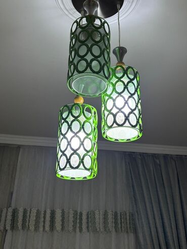 светодиодное табло бегущая строка: Çılçıraq, 3 lampa, Metal