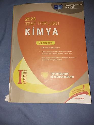 saatlar type 1: Kimya 11-ci sinif, 2023 il — 2