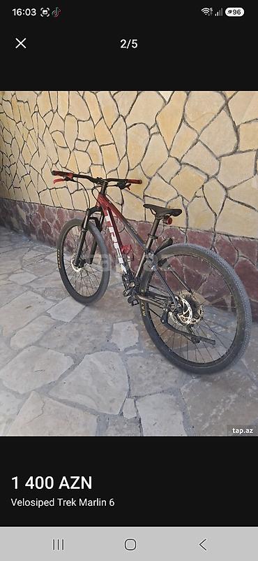 summa velosiped: Trek Marlin 6 dağ velosipedi - Çərçivə: yüngül alüminium, idman — 4