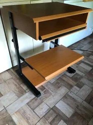 ikea ormari za sobu: Kompaktan računar/štampač sto sa više nivoa i metalnim ramom - — 10