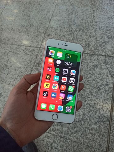 Apple iPhone: IPhone 8 Plus, 64 GB, Qızılı, Barmaq izi