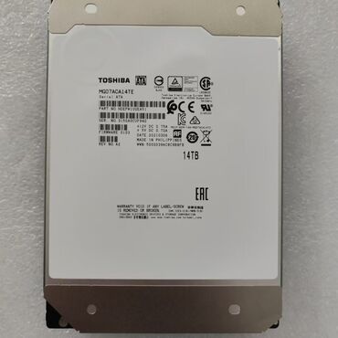 серверы 6: Накопитель, Новый, Toshiba, HDD, Более 5 ТБ, 3.5", Для ПК