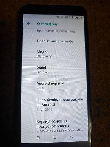 Ostali mobilni telefoni: Ulefone S1 Telefon je potpuno ispravan baterija dobra ocuvan telefon — 7