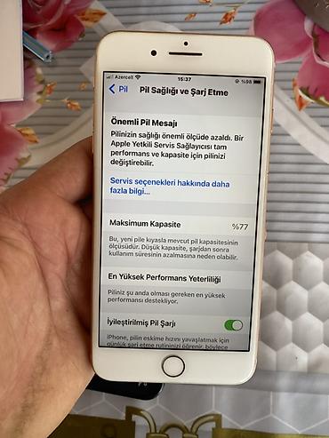 Apple iPhone: IPhone 8 Plus, Qızılı, Barmaq izi — 10