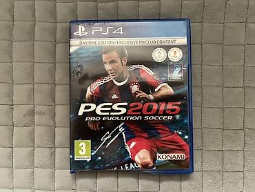 fifa 26 disk: PS4 oyunu: PES 2015 – Pro Evolution Soccer (Konami) Cızıqsız tam işlək — 1