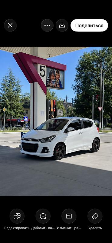 Chevrolet Spark: 2017 г., 1 л, Вариатор, Бензин, Хэтчбэк