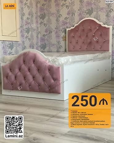 Ev və bağ: Məhsul: Uşaq/Gənc çarpayısı – La Mini (Kod: 4301) - Ölçü: 90 × 200 sm — 1