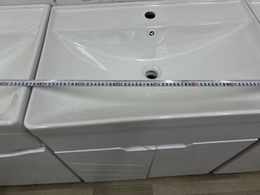 кухонные шкафы напольные: Ванна үчүн раковина, Өзгөчөлүктөрү: Жылтырак, Материалы: Керамика, Өлчөмү: 100