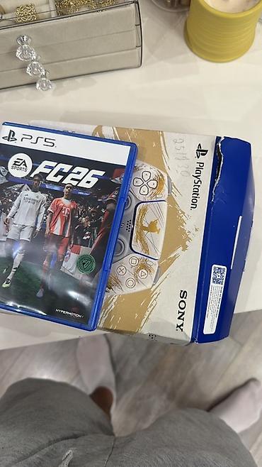 nintendo switch 2: PS5 DualSense + Fc 26 diski Heçbir problemi yoxdur yeni kimidir — 4