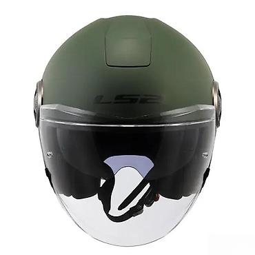 Oprema za bicikliste: LS2 Classy jet kaciga – mat maslinasto zelena - Otvoreni (jet) dizajn — 1