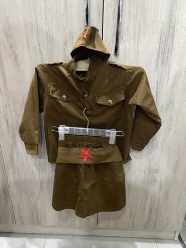 военные одежда: Комплект, цвет - Коричневый, Б/у