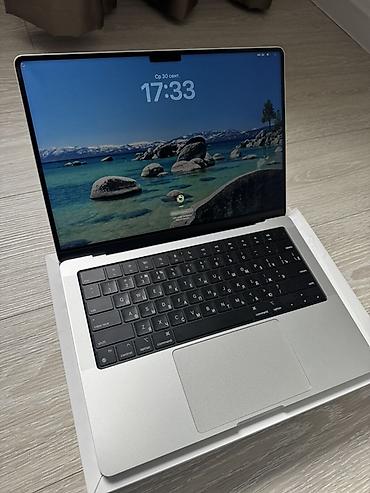 Ноутбуки Apple (MacBook): Apple MacBook Pro 14" (серебристый) 8GB/1ТБ SSD 22-цикла Состояние — 2