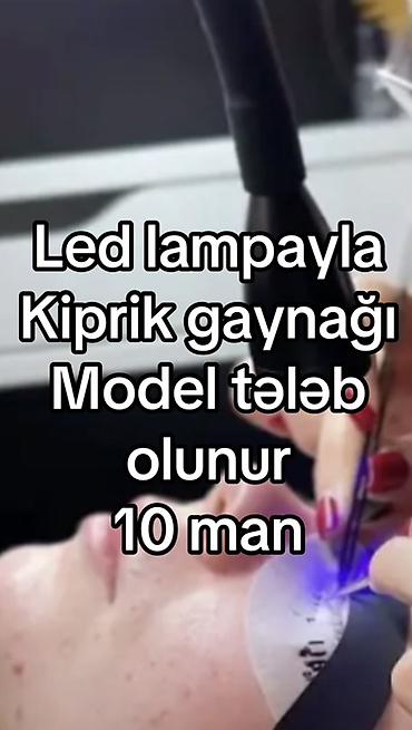 ten effektli qaşlar: LED lampalı kirpik qaynağı xidməti. - LED işıqla sürətli və təhlükəsiz — 1