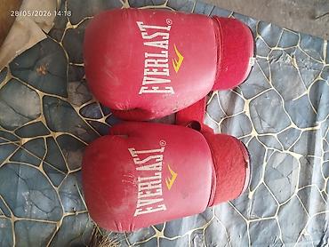 Əlcəklər: Məhsul: Everlast boks əlcəkləri - Brend: Everlast - Rəng: Qırmızı — 3