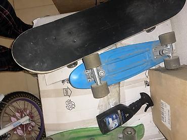 Skateboard və kruizer dəsti - 1 ədəd klassik taxta skateboard: tam