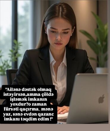 Tikinti ixtisasları: Marketoloq tələb olunur, Onlayn iş, İstənilən yaş, Təcrübəsiz